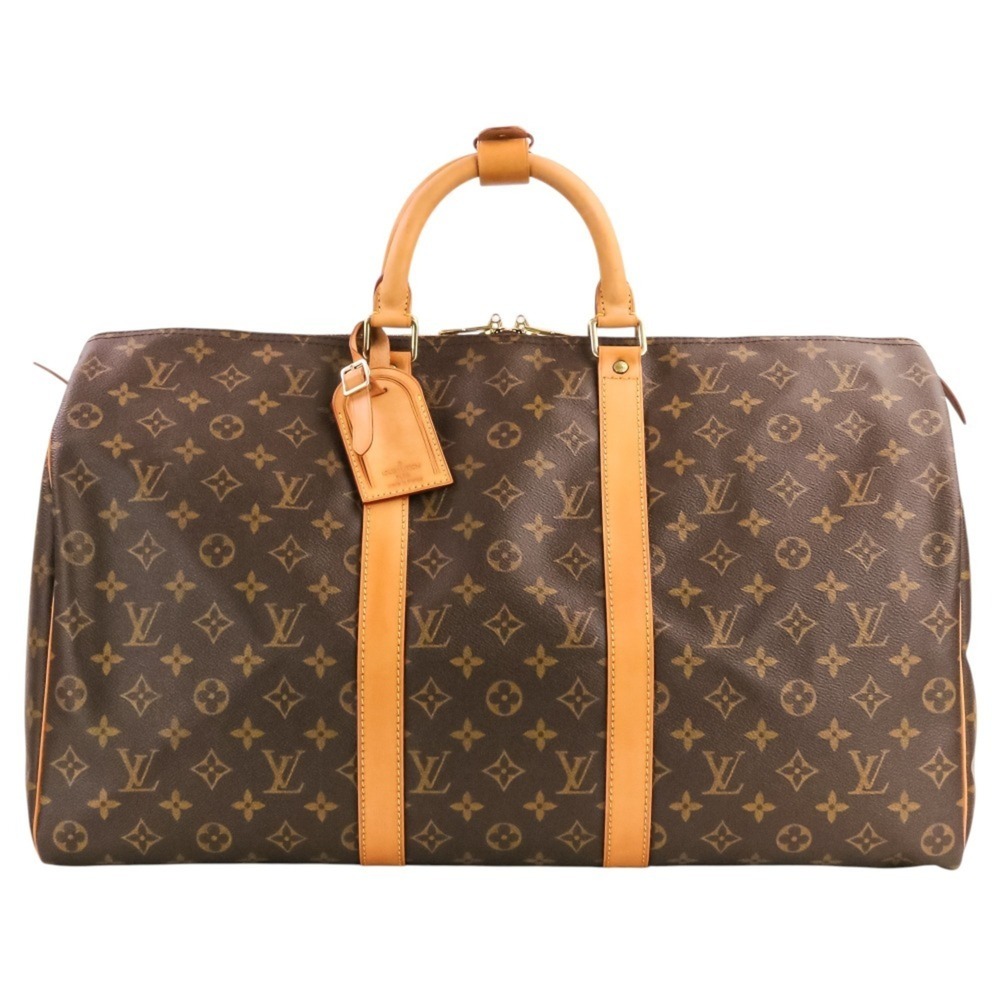 LOUIS VUITTON Keepall 50 Monogram Boston Bag M41426 Brown (Men's & Women's)